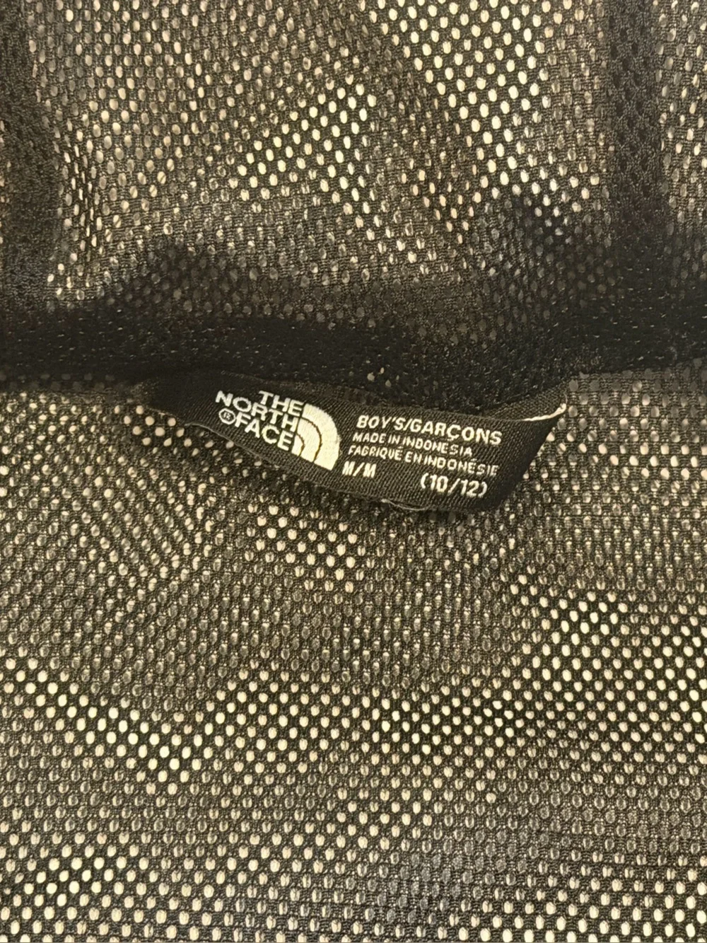 The North Face Boys 10/22 Black Hooded Windbreaker Jacket